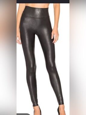 Spanx faux leather leggings